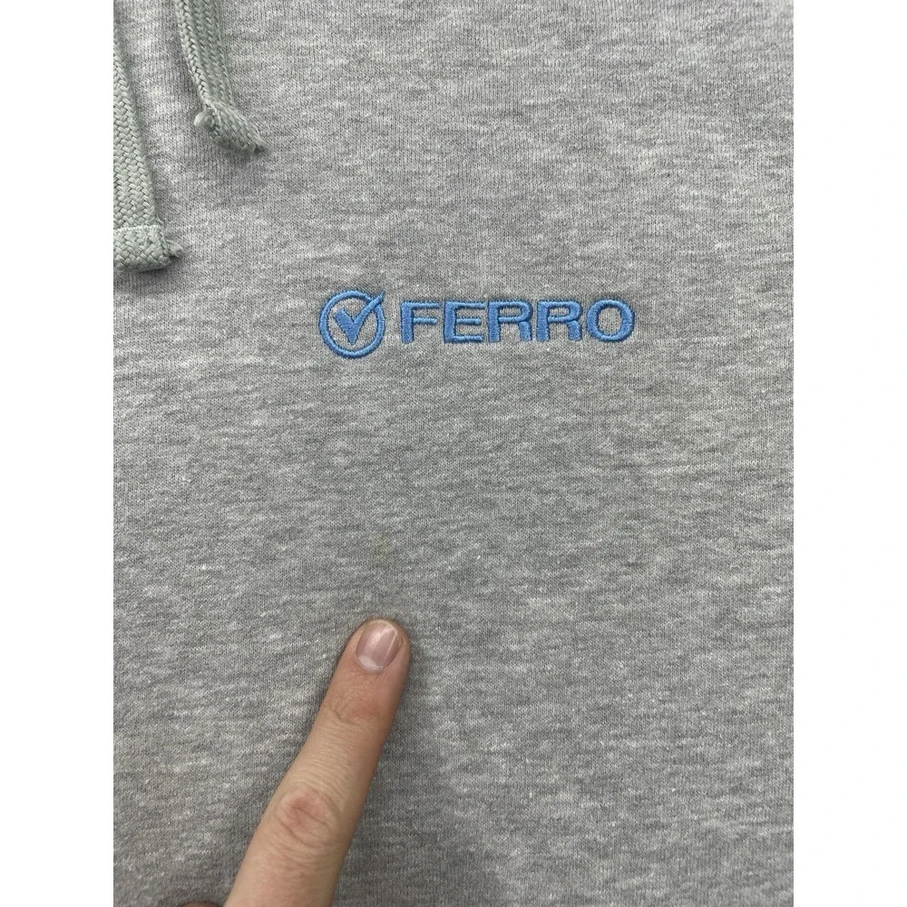 The North Face Hoodie Men's Gray Large‎ Pullover Sweatshirt Active Ferro